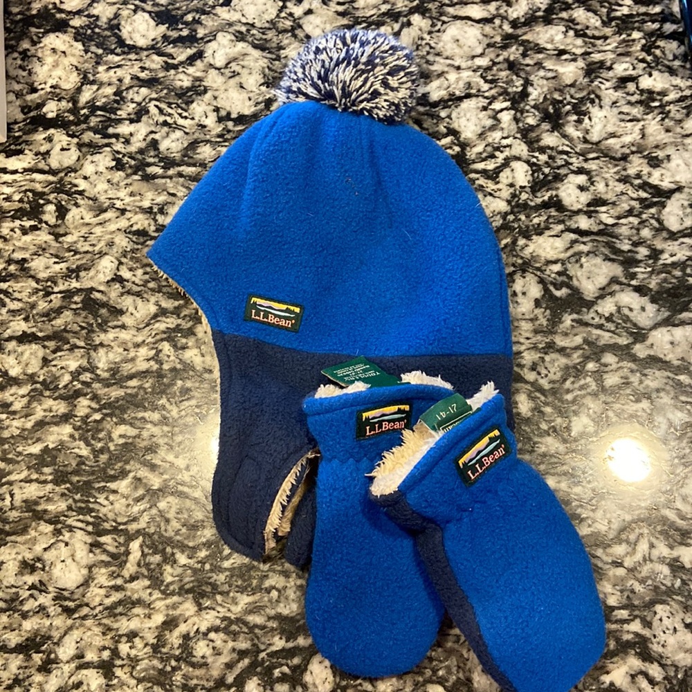 Toddler Winter Hat and Gloves!